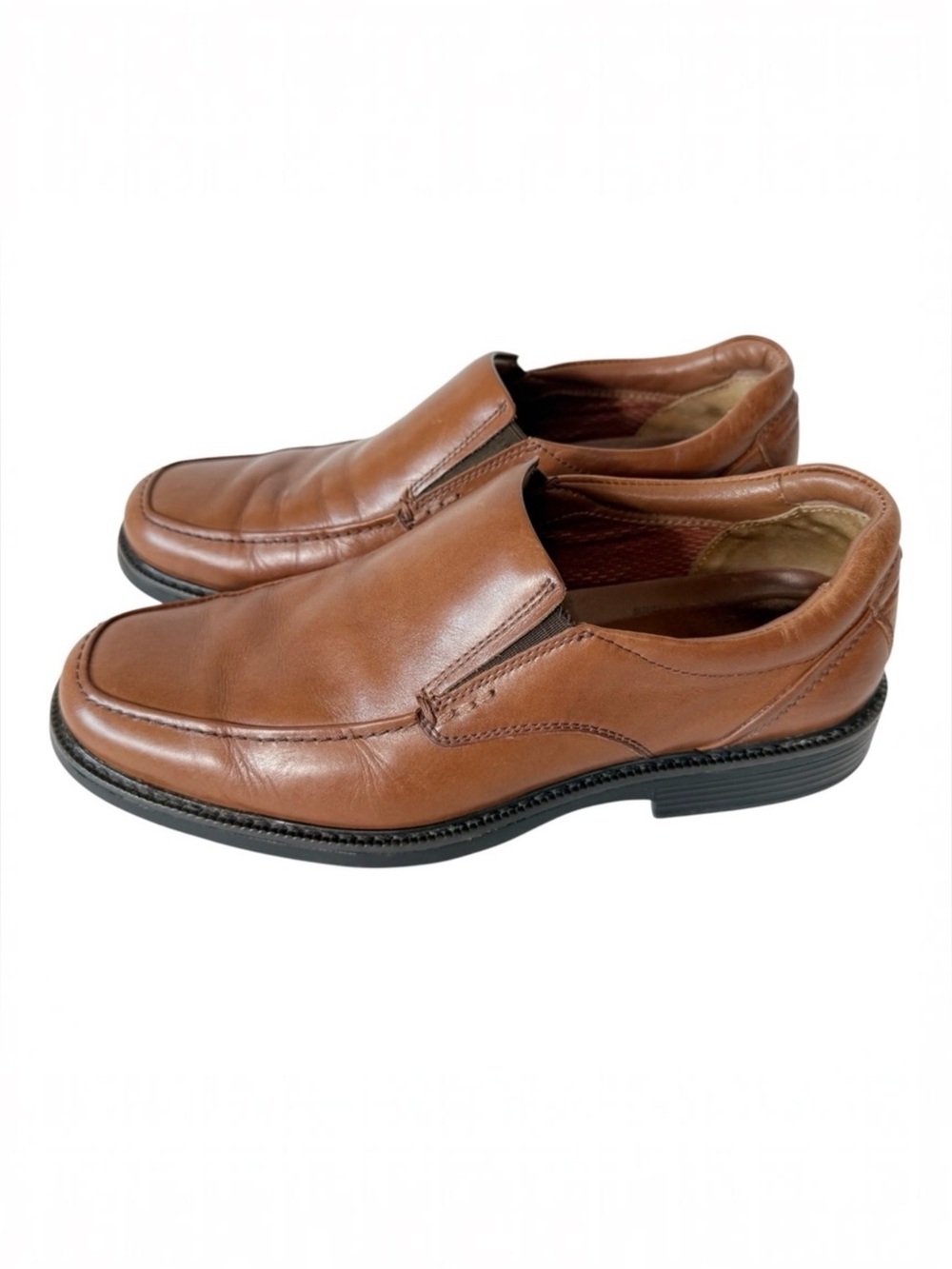 Johnston & Murphy XC4 Stanton Moc Venetian Waterproof Tan‎ Leather Loafer Sz 8.5